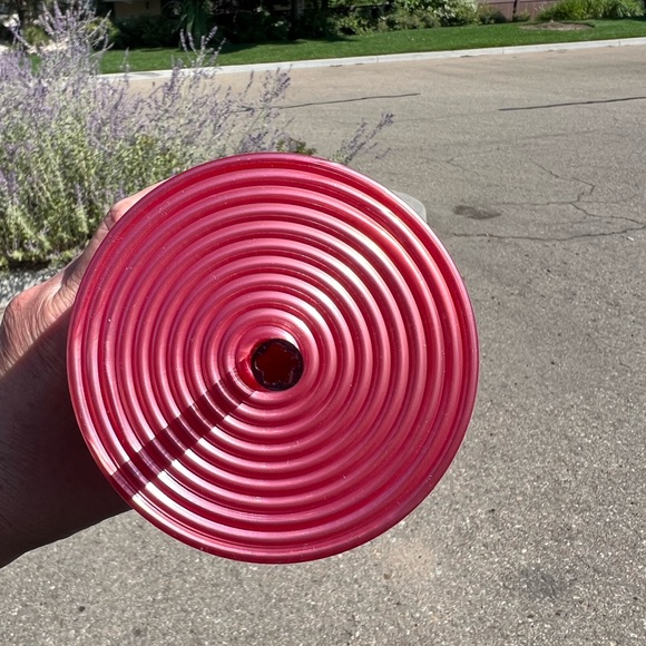 Starbucks Pink Pearl Mermaid Siren Scales Cold Cup Tumbler 24oz 2023 - Picture 3 of 5